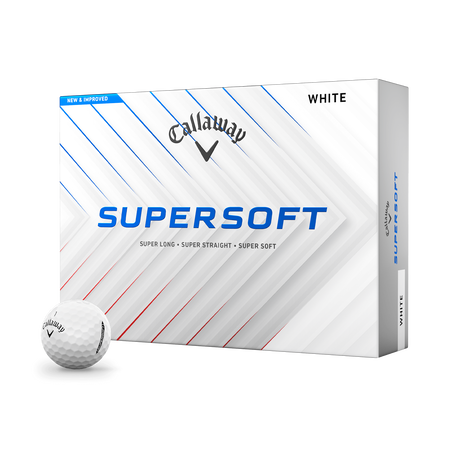 Balles Callaway Supersoft (Douzaine) - Blanc