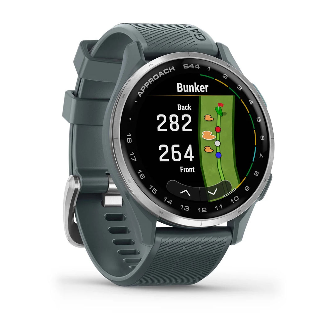 Montre GPS Golf Garmin Approach S44 - Gris vert