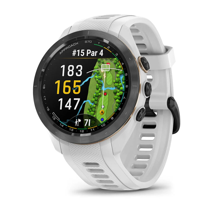 Montre GPS Golf Garmin Approach S70 - blanc