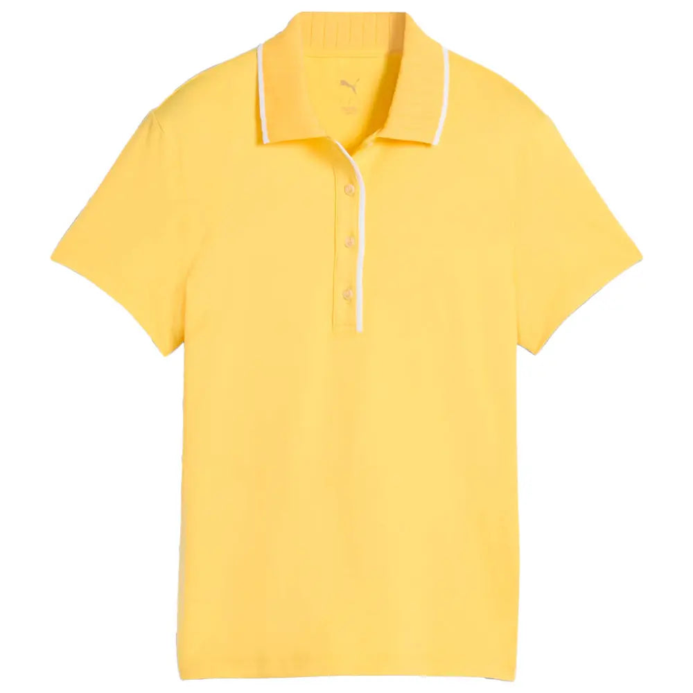 Polo de golf femme PUMA Cloudspun Bridges - Jaune - Vue 1