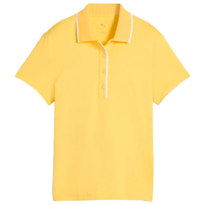 Polo de golf femme PUMA Cloudspun Bridges - Jaune - Vue 1
